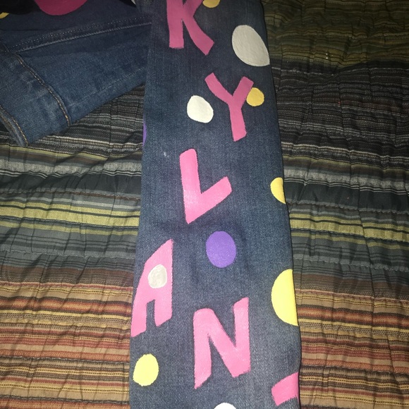 Hand painted jacket - Picture 4 of 11